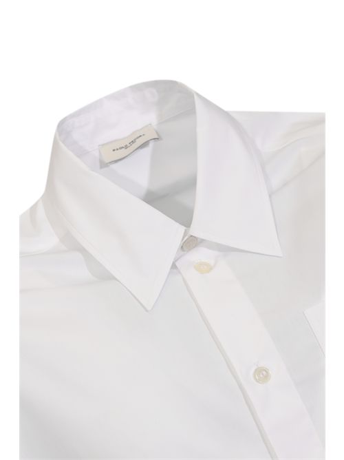 Camicia over in cotone Bianco Paolo Pecora | G081 01871101